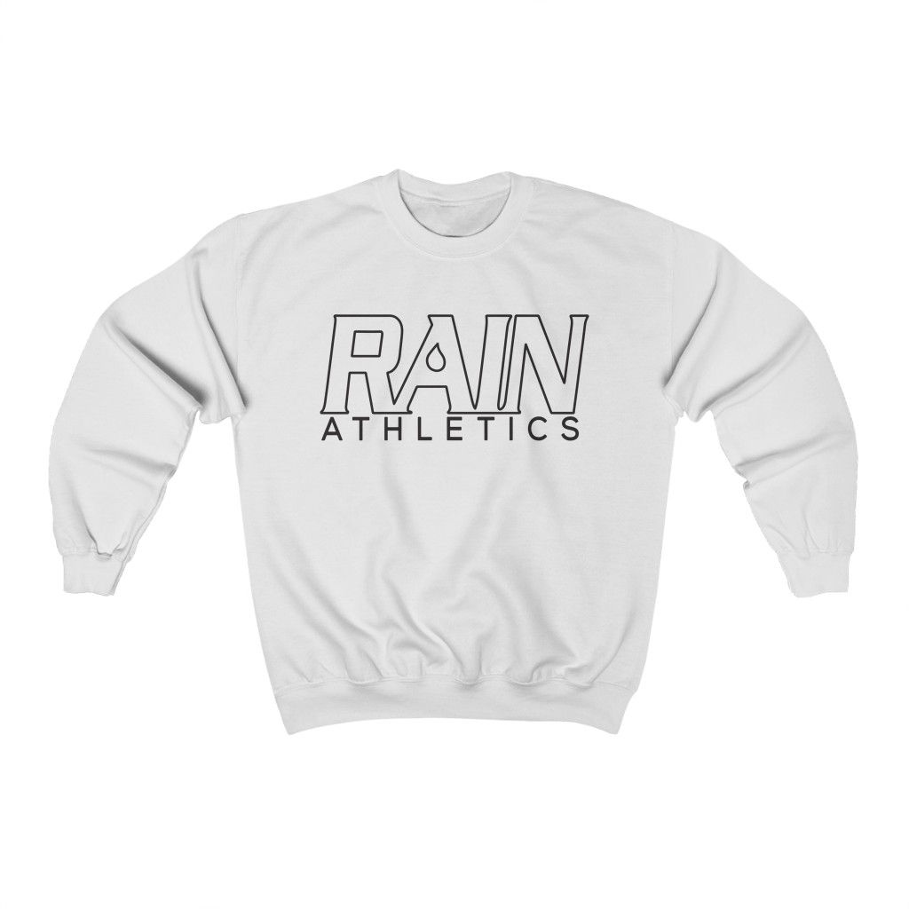 Rain Logo Outline - Unisex Heavy Blend™ Crewneck Sweatshirt
