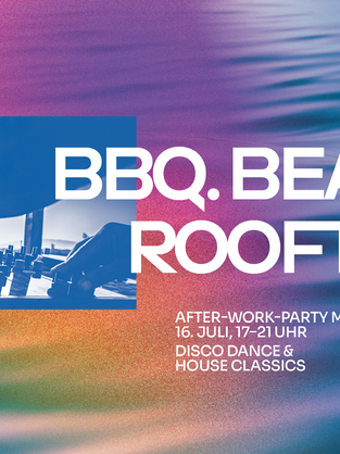 After-Work-Party auf der Dachterrasse des WORKHUB mit DJ House Music