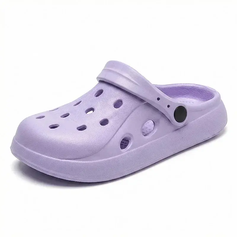 Thumbnail: Women Clogs Summer Female Sandals Thick Bottom Home Slides Soft EVA Dry Wedges