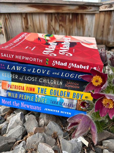 My Bookshelf 24 - the last half dozen: some fresh new reads for a cool spring