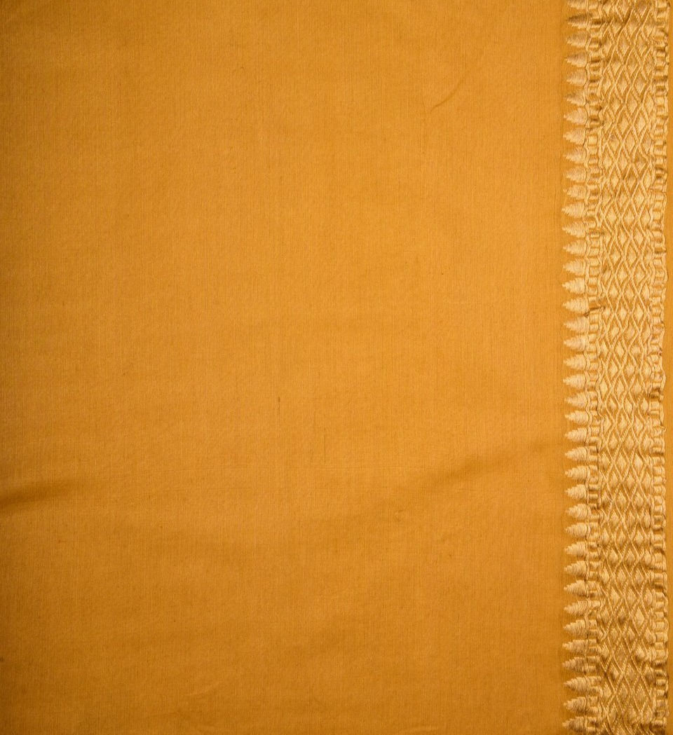 Thumbnail: Banarasi Jaal Alfi Sona Rupa Cutwork Brocade Handwoven Muga Silk Saree