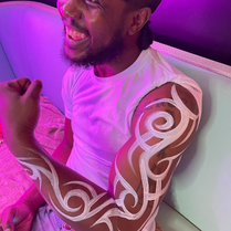 Nightclub style airbrush tattoo artist South Florida