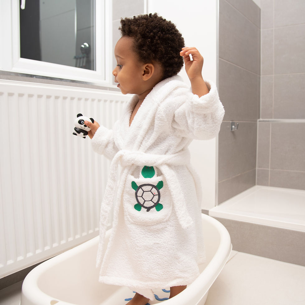 Thumbnail: Turtle bathrobe