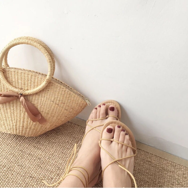 Thumbnail: 韓國綁繩拖鞋