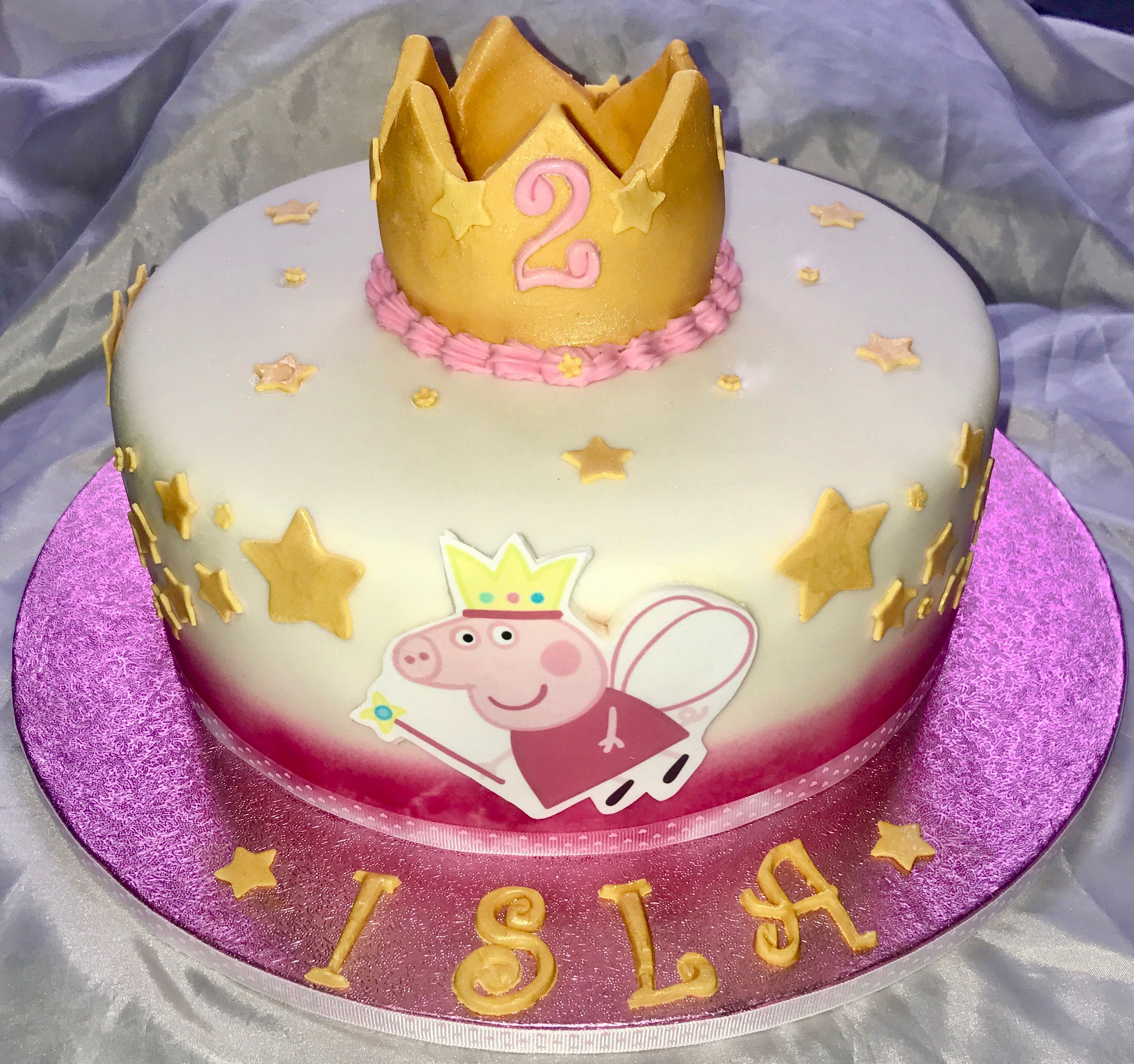 Peppa Pig 2nd Birthday Cke