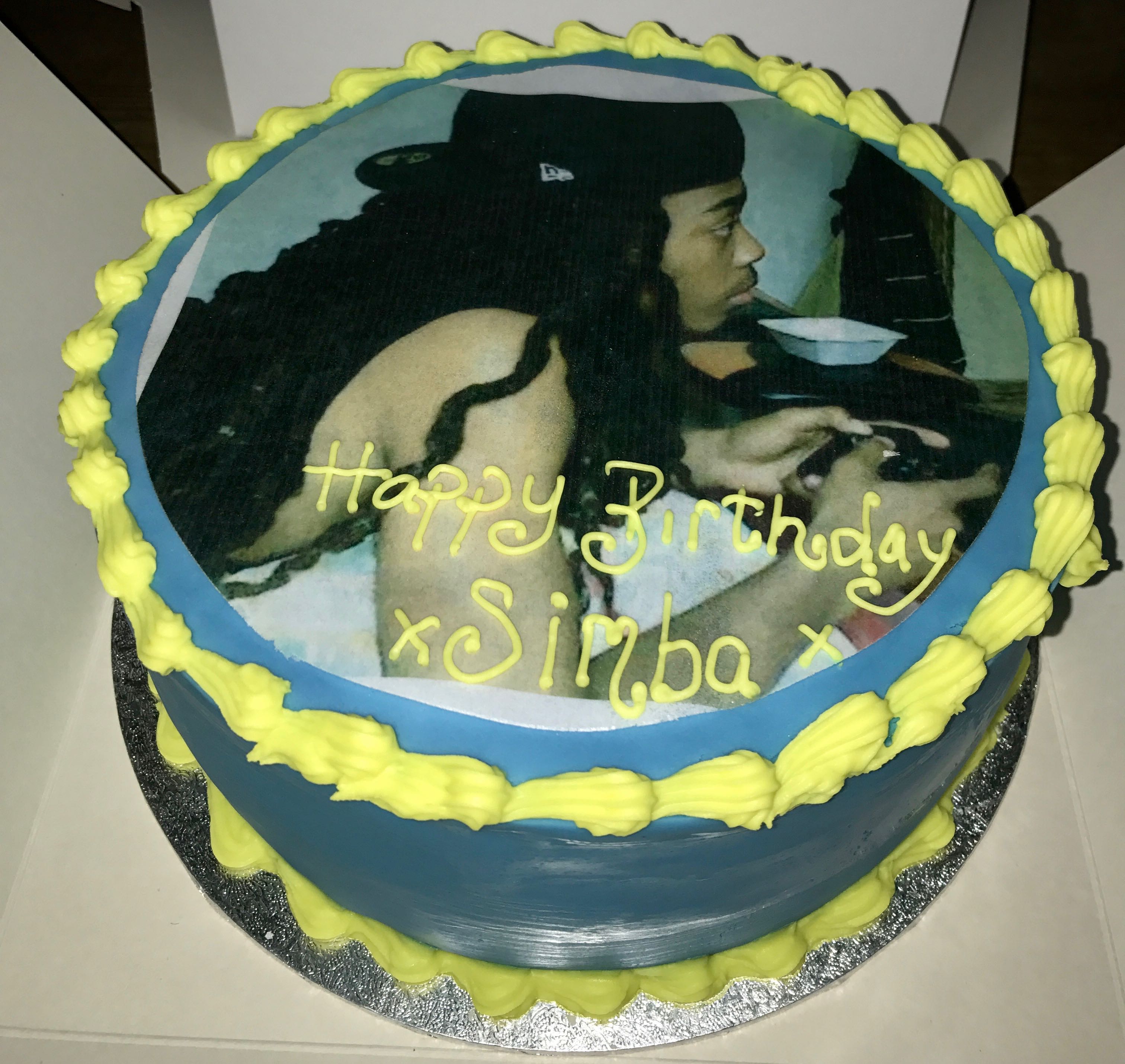 Photo Birthday Cake