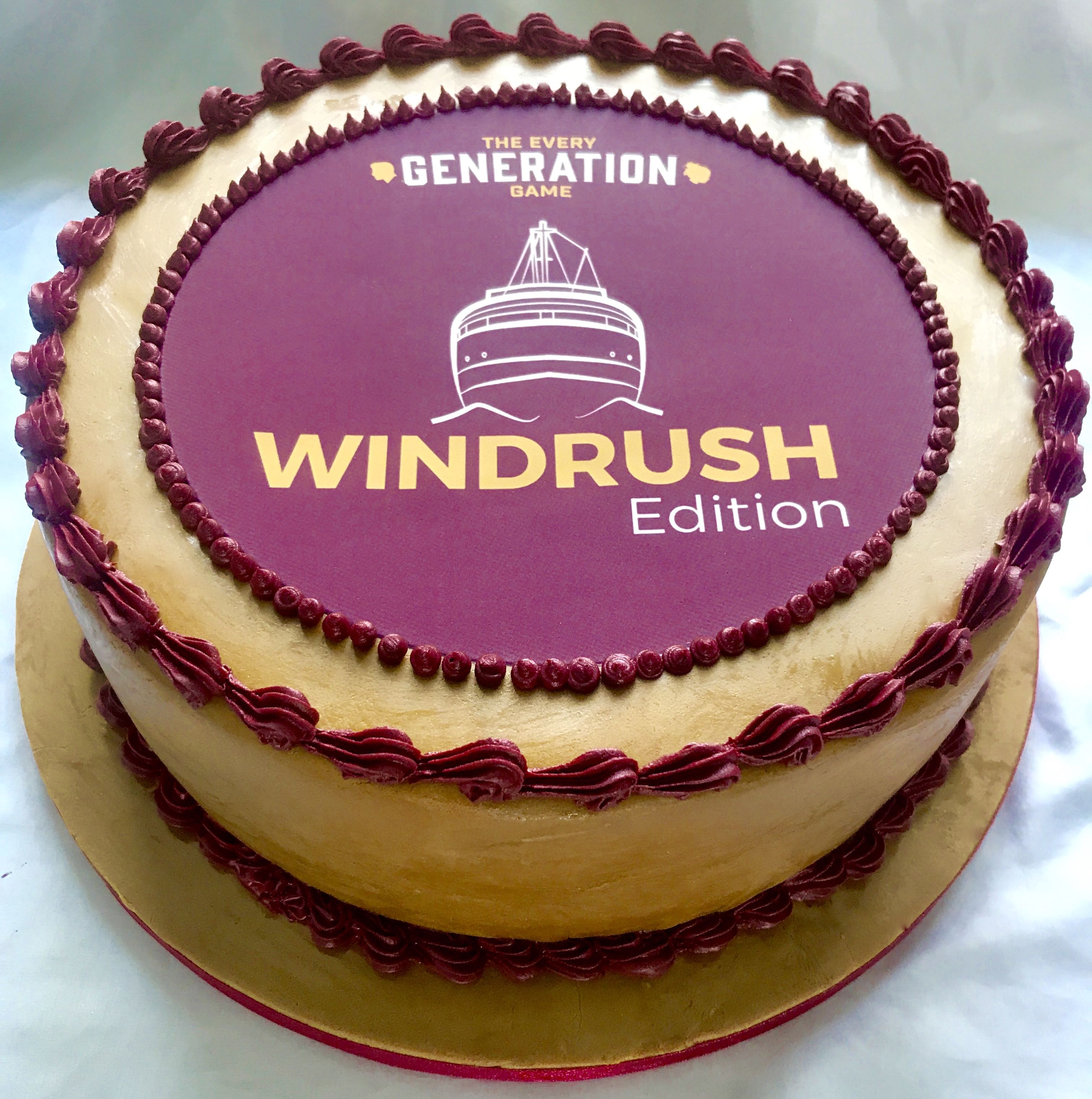 Windrush celebration cake