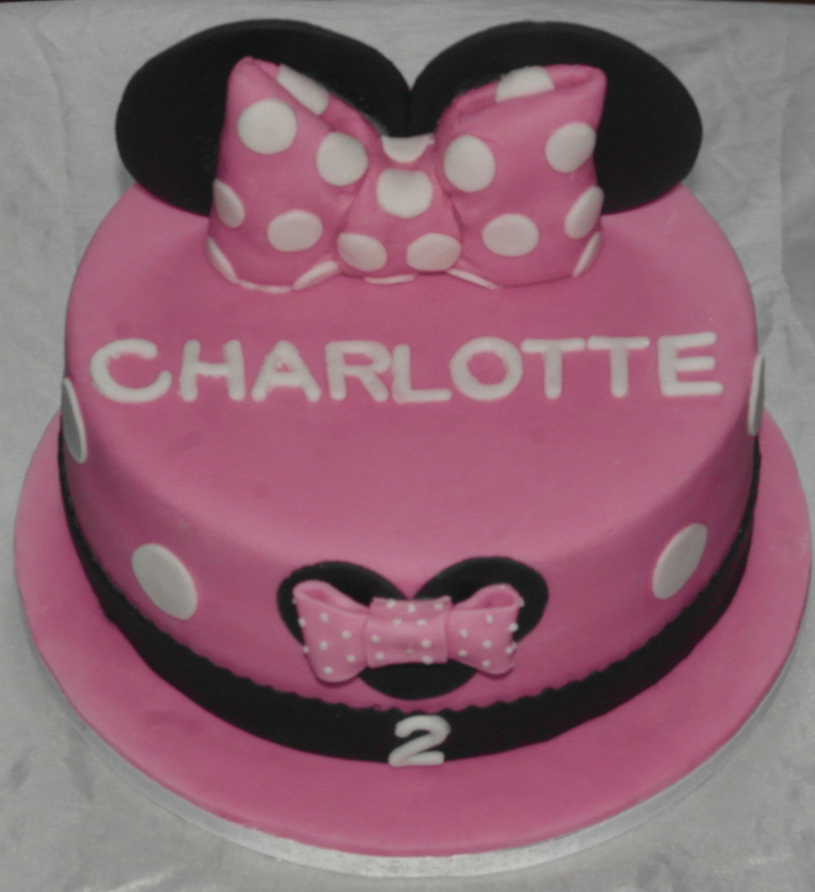 Mini Mouse 2nd Birthday Cake