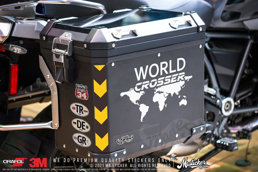 Küçük resim: CSE19 Reflektif World Crosser (Dunyayi Gezen) Yazili Etiket