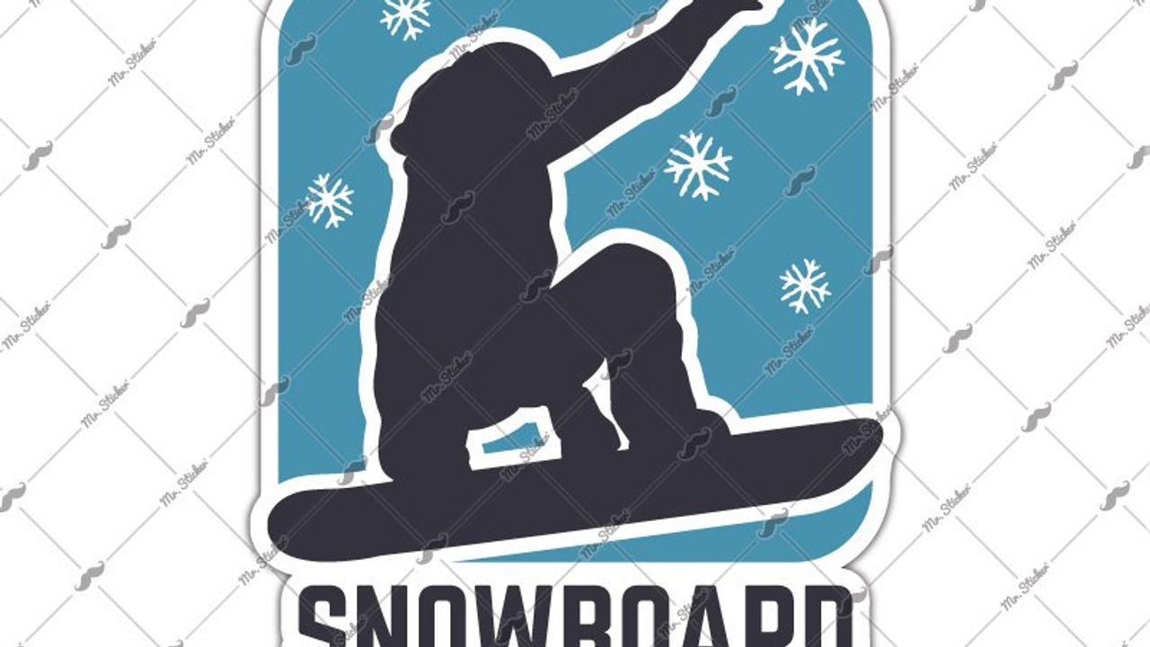HBG100 Snowboard Yazili Etiket