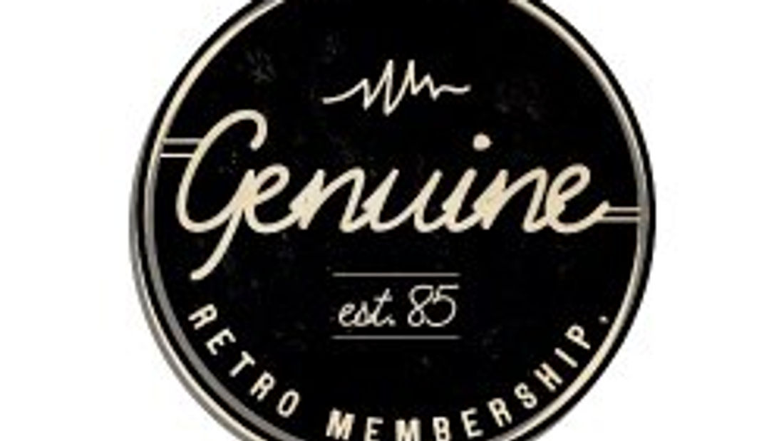 VTR6 Gercek Retro Yazili Etiket