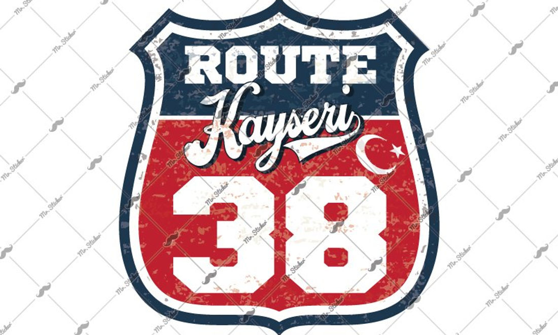 ROUP50 Route Kayseri 38 Etiketi