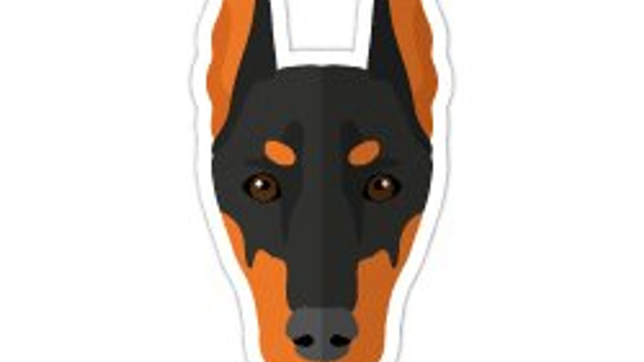 ANDG12- Doberman Kopek Etiketi