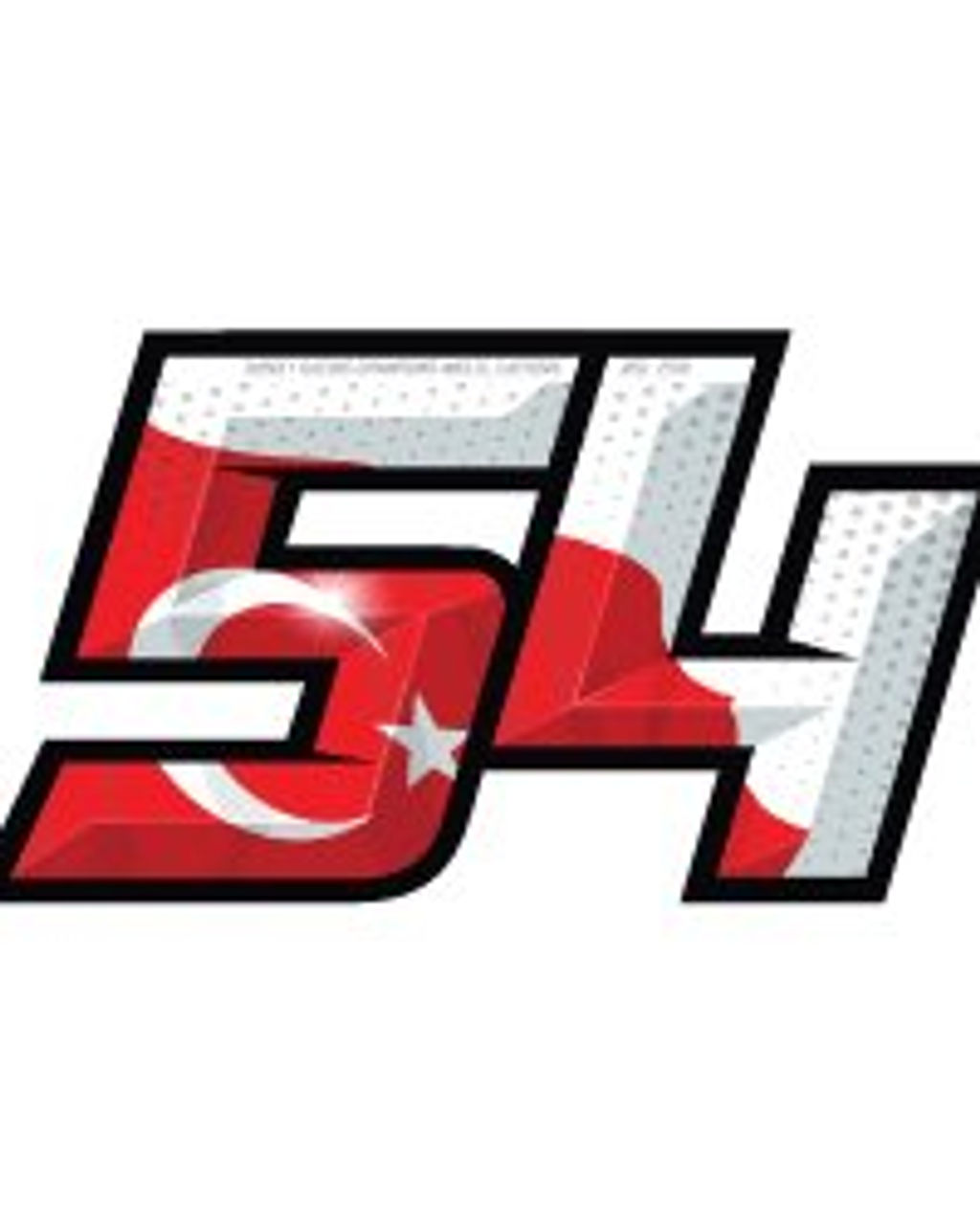 RFHLM161 Reflektif 54 Numara Etiketi Buyuk Boy