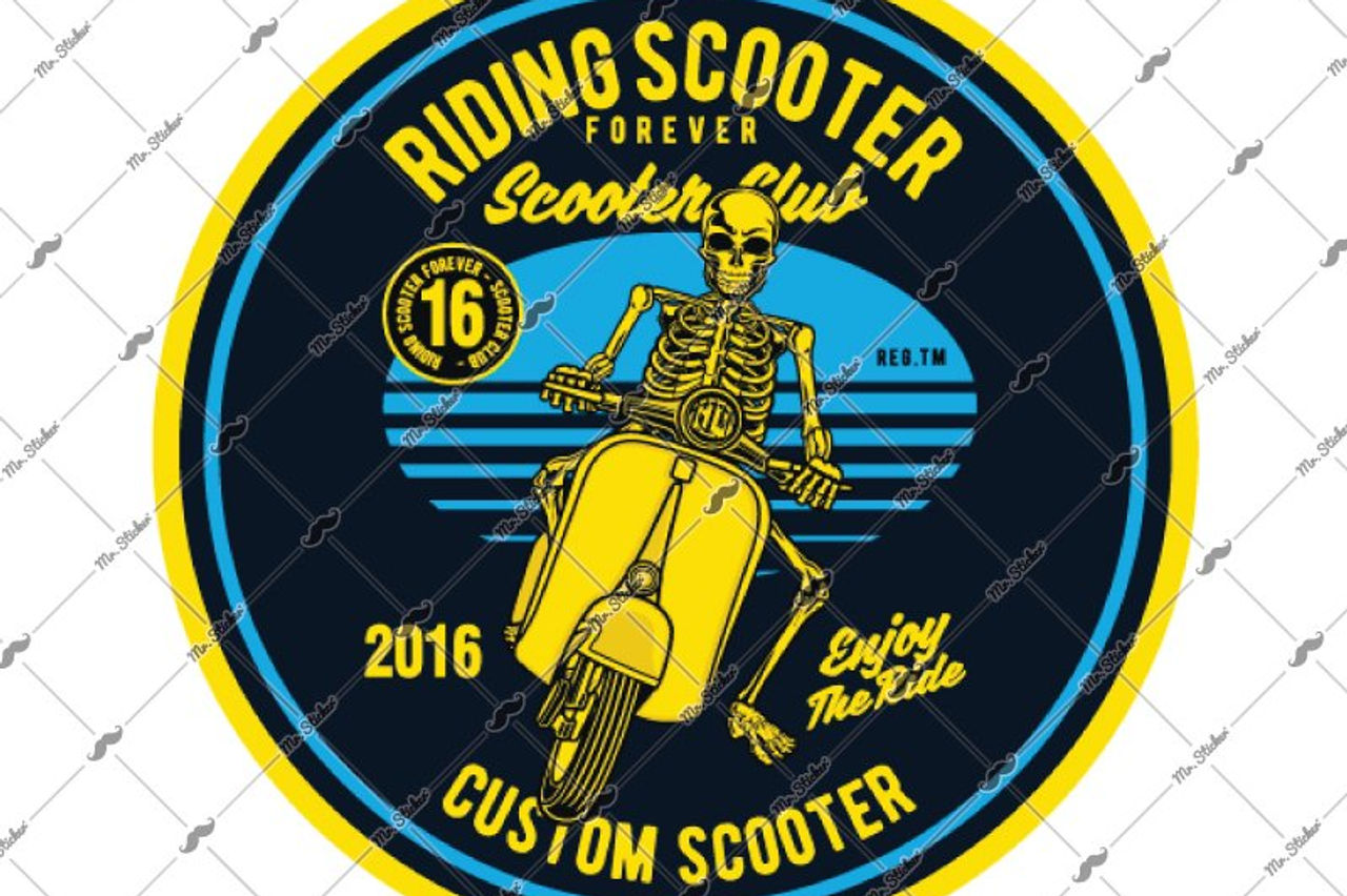 VSP27 Scooter Club Etiketi