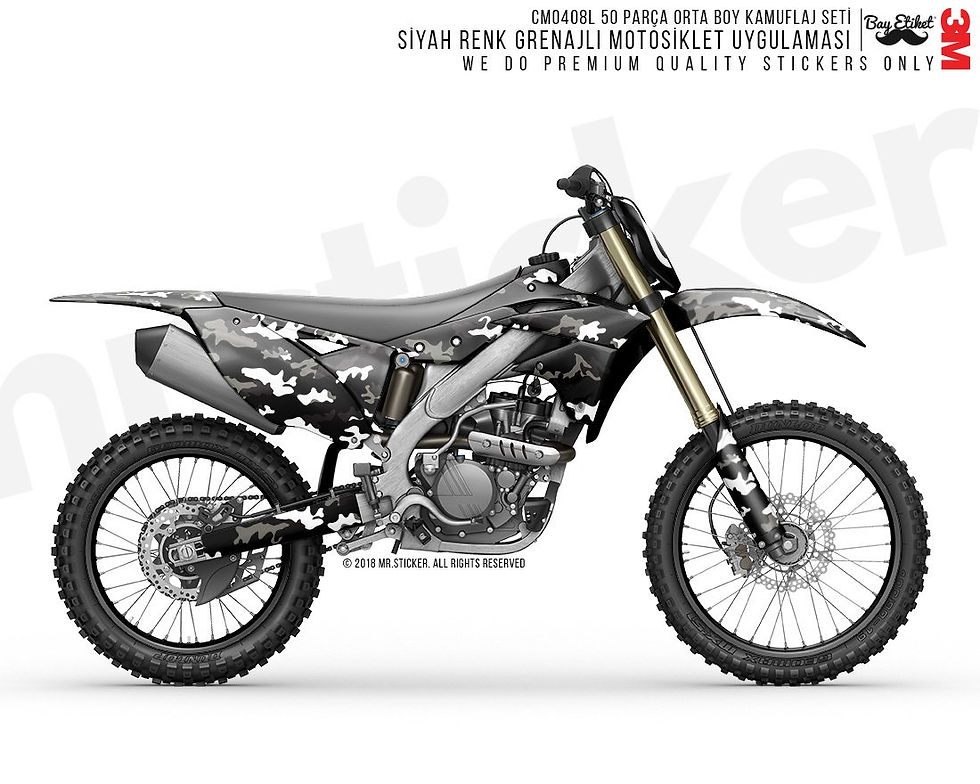 Küçük resim: CMO408L  Motosiklet Kaplamaya Uygun 50 Parca Orta Boy Kamuflaj Seti