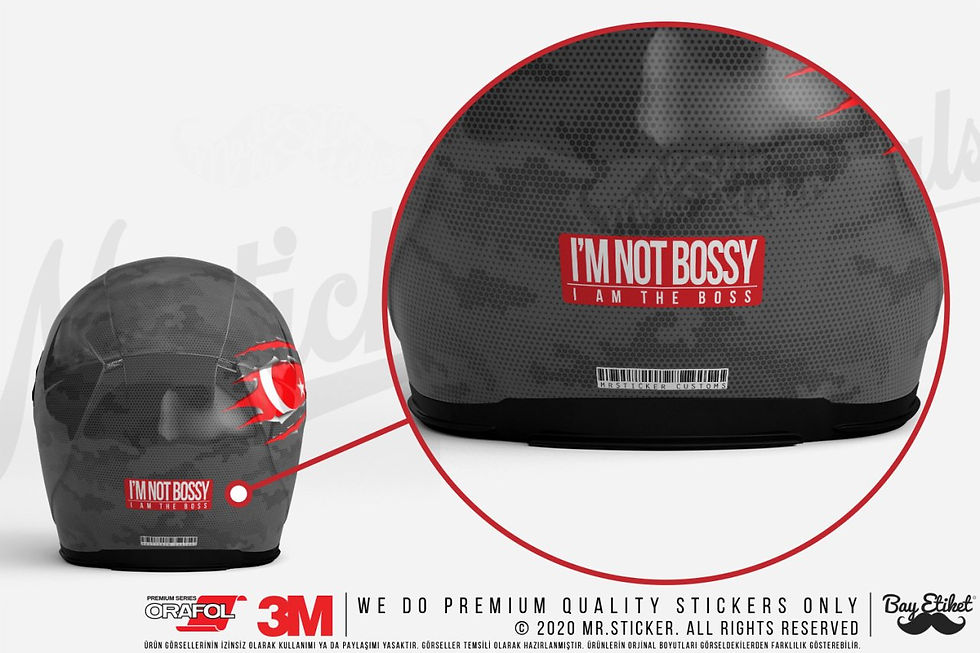 Küçük resim: ESP50 V3 I am not Bossy Yazili Etiket