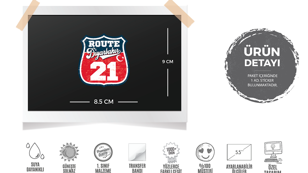 Küçük resim: ROUP33 Route Diyarbakır 21 Etiketi