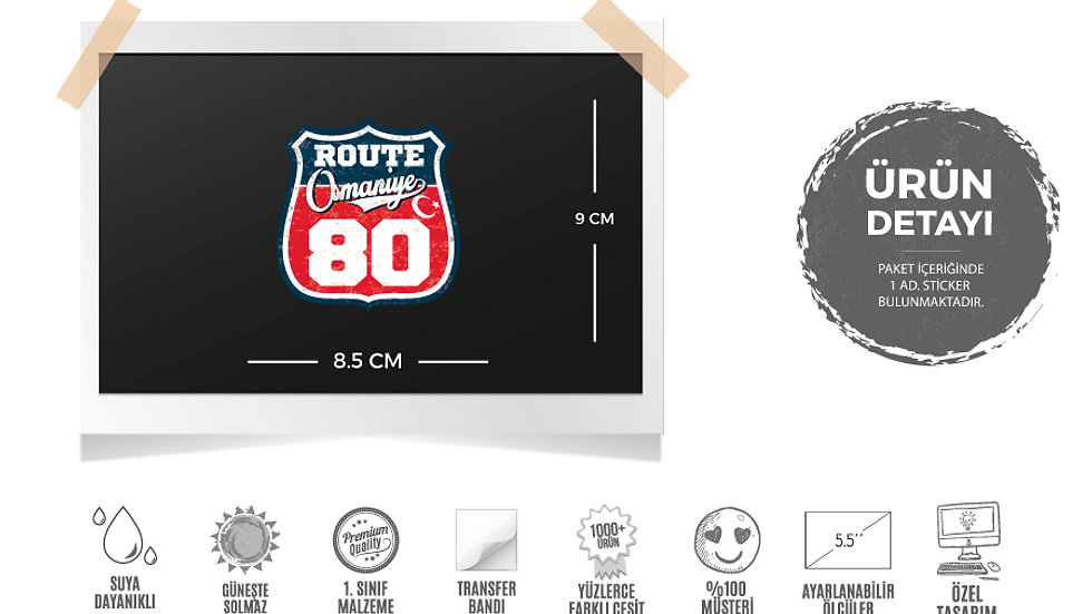 Küçük resim: ROUP92 Route Osmaniye 80 Etiketi