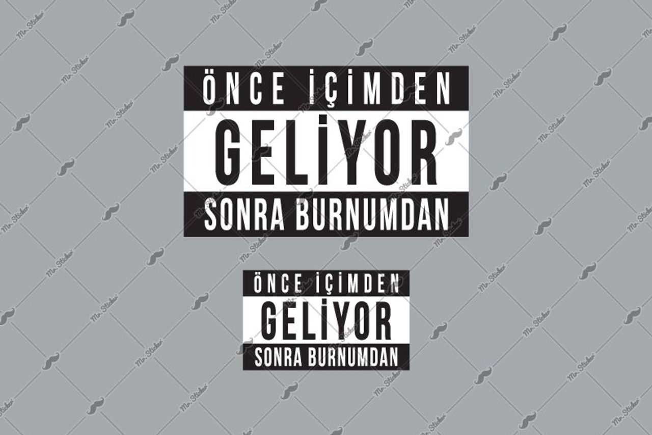 ESP24 V2 Once Icimden Geliyor Yazili Etiket Seti