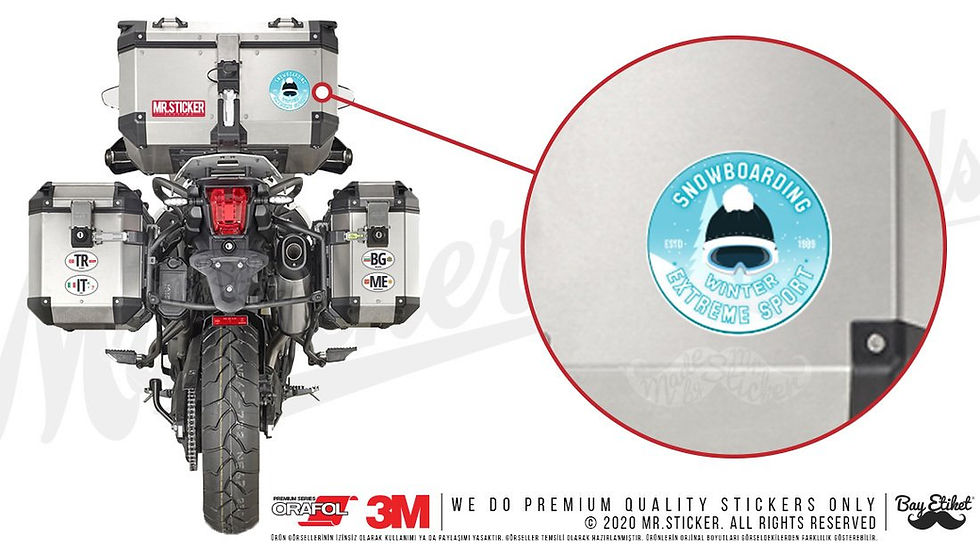 Küçük resim: HBG38 Extrem Spor Snowboard Etiketi