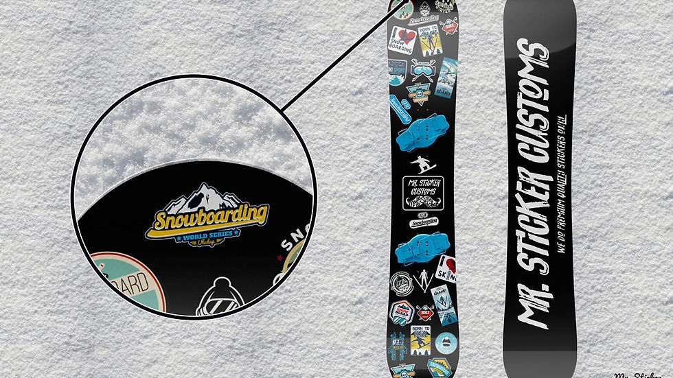Küçük resim: HBG48 Snowboard Uludag Etiketi Ikili Set
