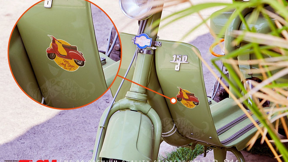 Küçük resim: VSP42 Kirmizi Scooter Etiketi
