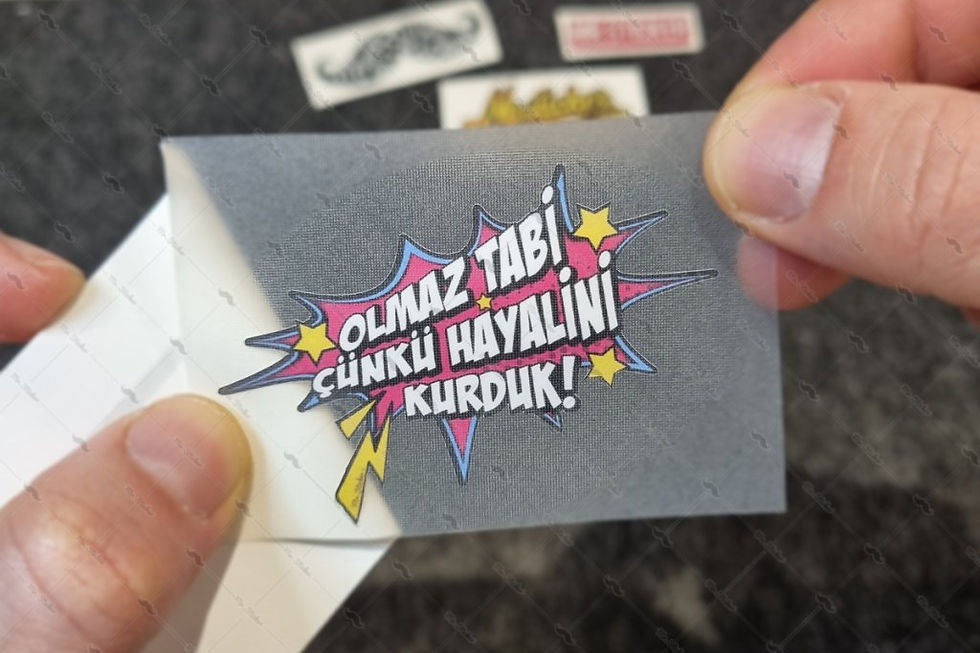 Küçük resim: ESP2 Olmaz Tabi Yazili Cizgi Roman Efekti Etiketi