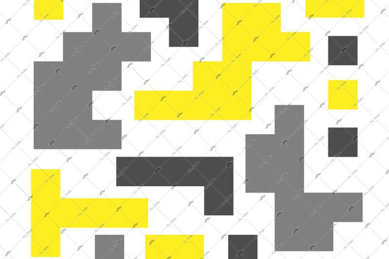 CMO706 Motosiklet Kaplamaya Uygun Pixel Kamuflaj Seti Sarı - Gri - Füme Renk