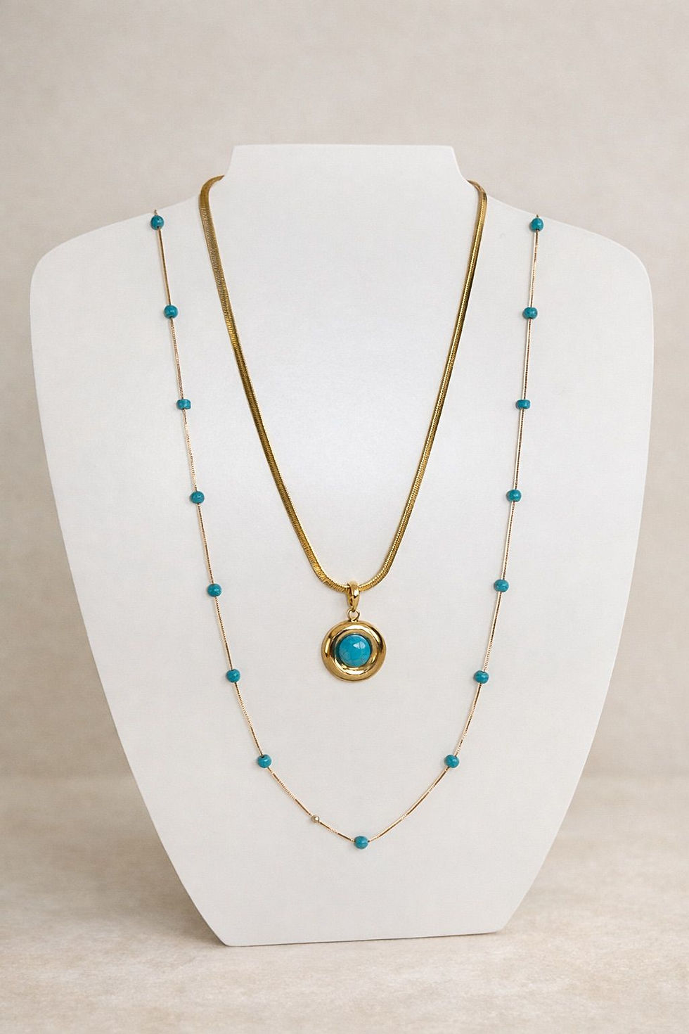 Colar Balls Blue Longo