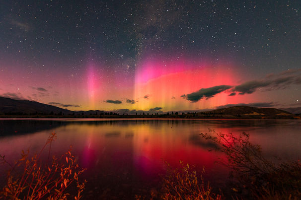Aurora for Breakfast Lake Ruataniwha Twizel