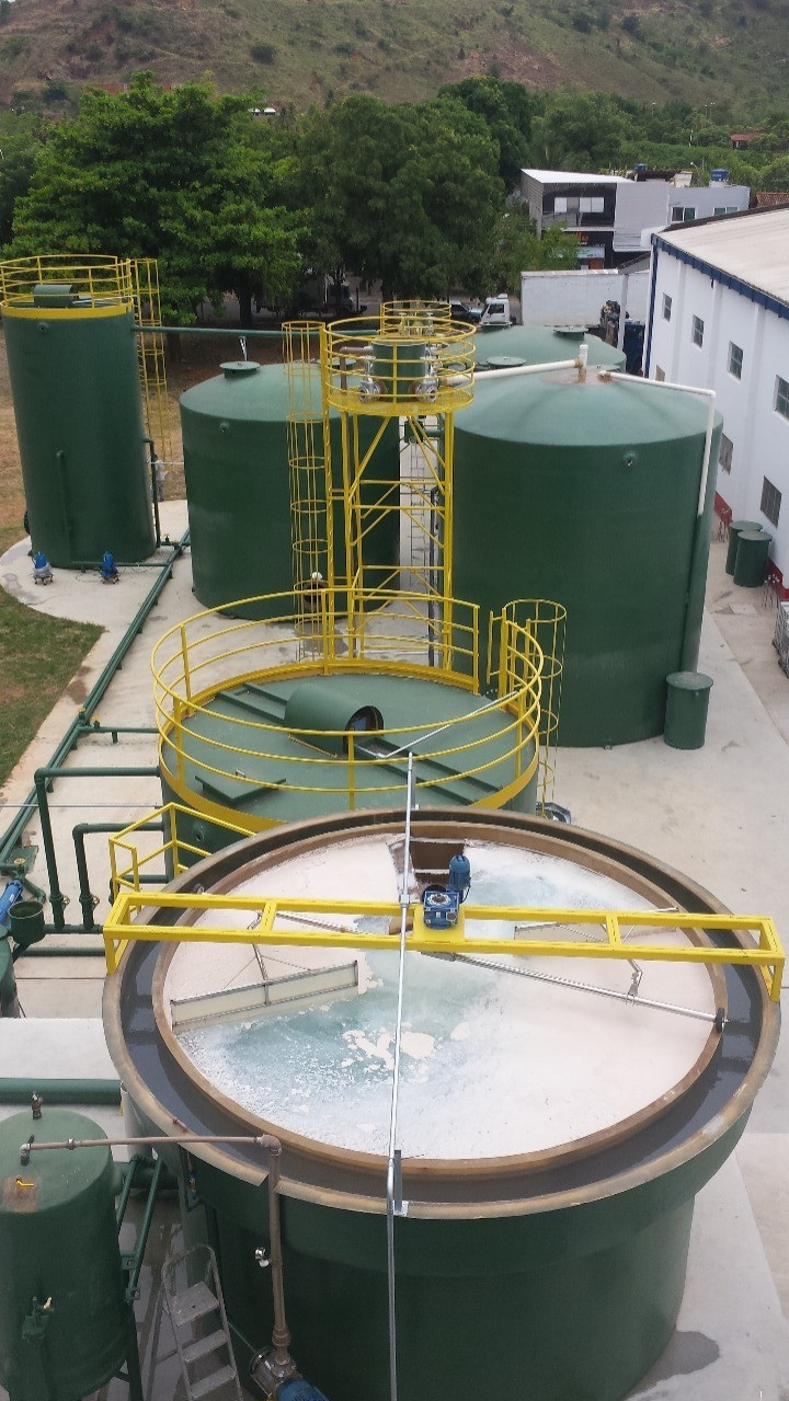 Estacao Compacta de Tratamento de Efluente de Laticínio
