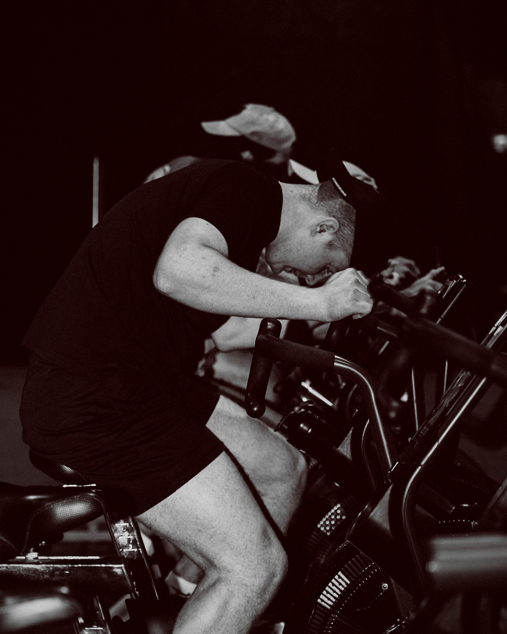 RVX athlete completing high-intensity bike capacity testing