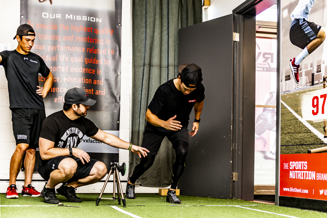 Athlete training at RVX Performance