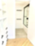 White Walk-in Closet