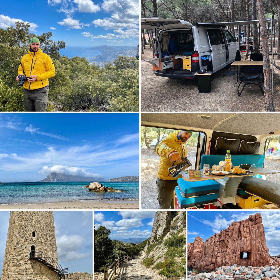 Sardinien im April / windig kühl und sehr ruhig
