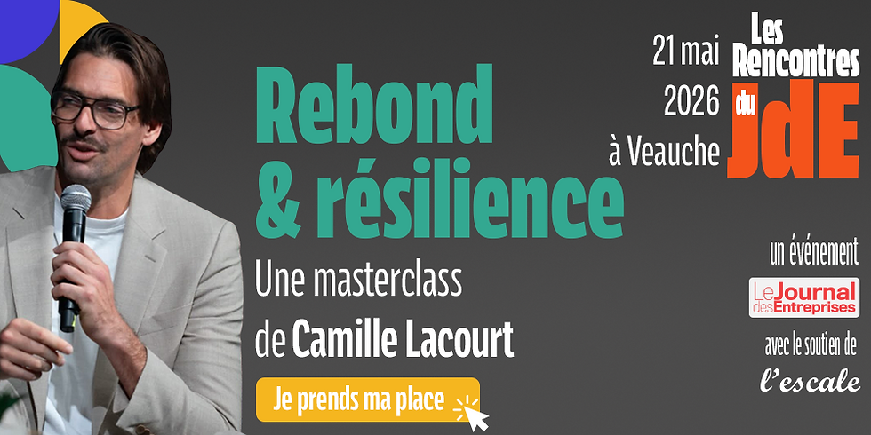 Le rebond et la résilience en entreprise avec Camille Lacourt