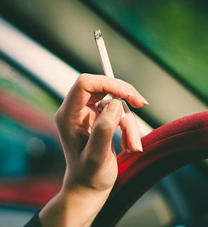 Hand Holding Cigarette