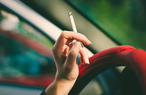 Woman Holding Cigarette