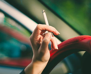 Woman Holding Cigarette
