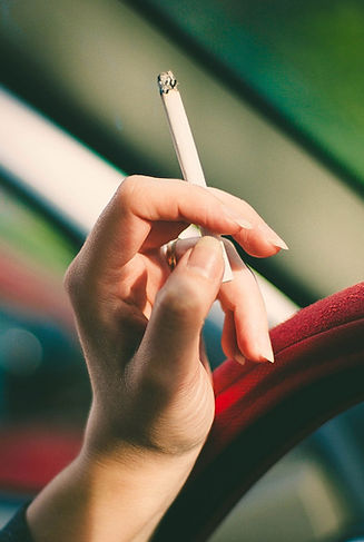 Woman Holding Cigarette