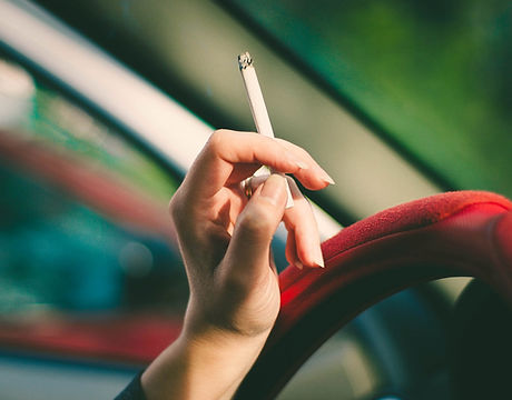 Woman Holding Cigarette
