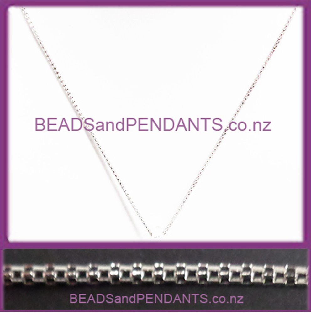 FINE ALLIGATOR 1.2mm Stainless Steel Chain Necklace (TC18)
