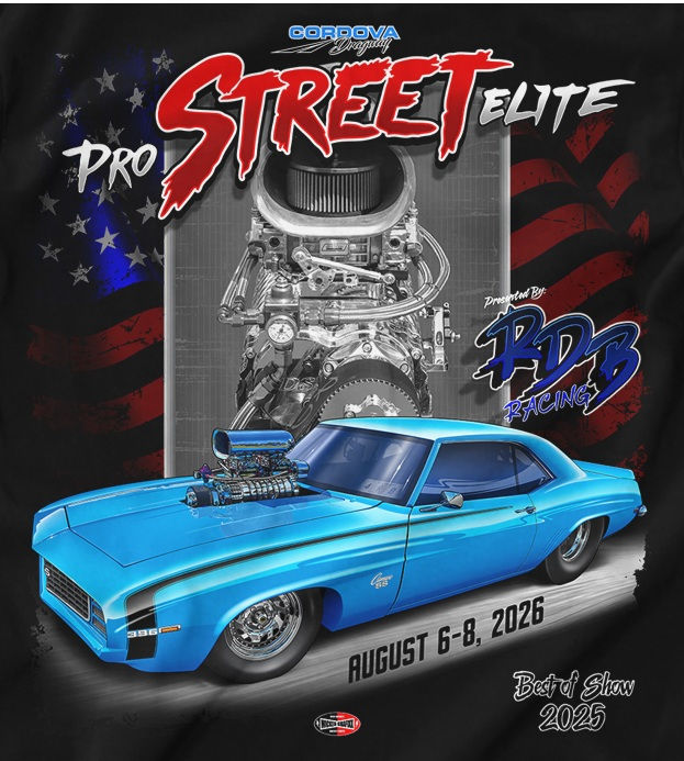 2026 Pro Street Elite Event Shirt color - Black