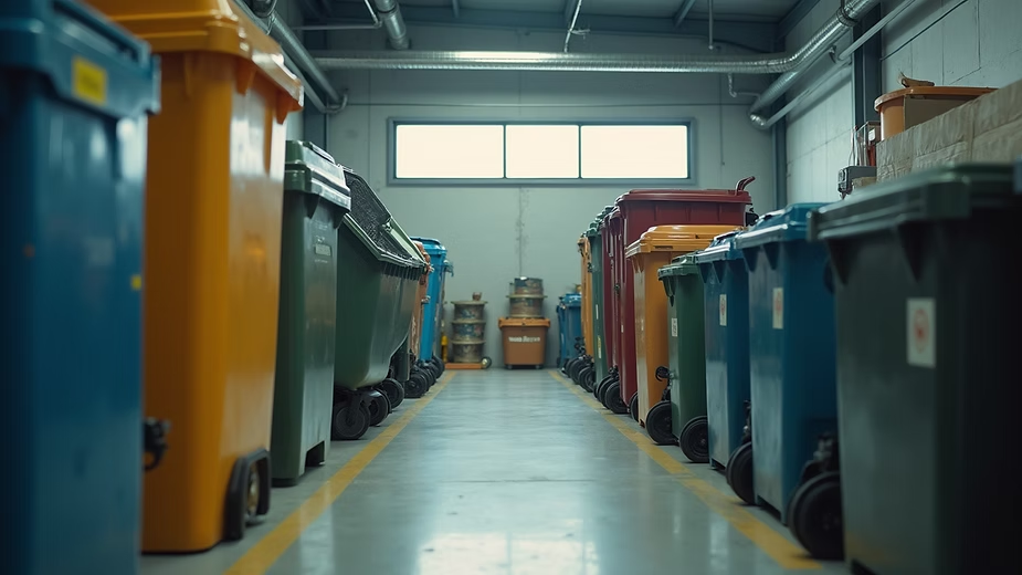 Modern recycling center dedicated to transforming waste into valuable resources.