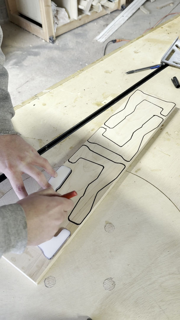 Thumbnail: Router Template: Cutting Board Drying Rack