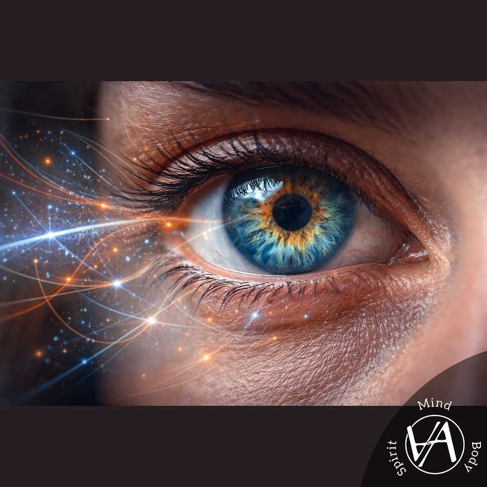 Illustration minimaliste montrant comment une orientation visuelle instable entraîne des compensations et une tension dans tout le corps.