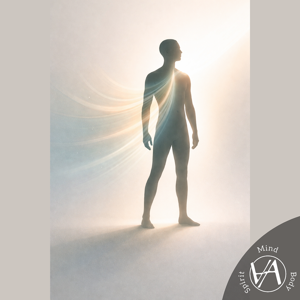 Silhouette humaine représentant le passage d’un état de peur et de réaction à un état de clarté et d’action cohérente.