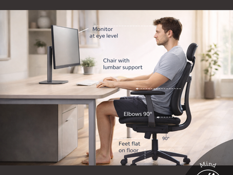 Illustration comparant la correction de posture, l’ergonomie du poste de travail et la posturologie montrant comment le système nerveux organise la posture.