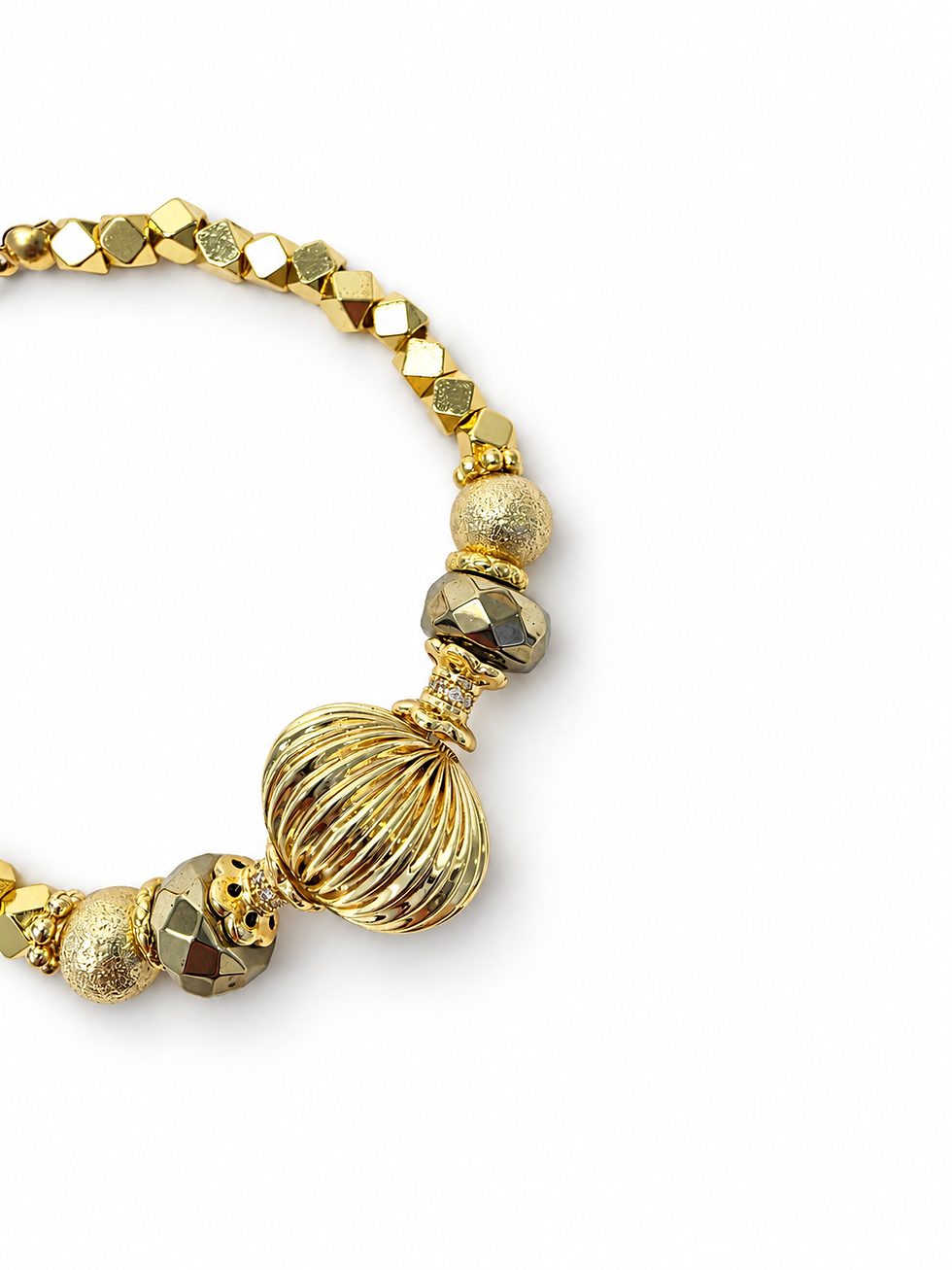 Miniature : Bracelet Amori - Pyrite